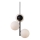Nordlux - Lámpara colgante LILLY 3xE14/40W/230V negro