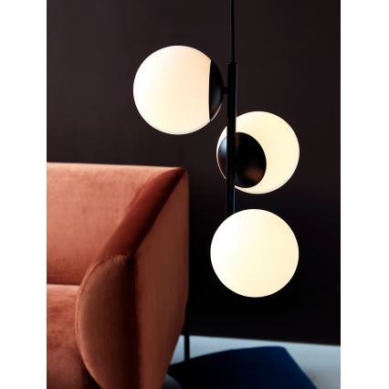 Nordlux - Lámpara colgante LILLY 3xE14/40W/230V negro