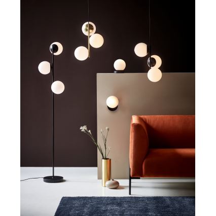Nordlux - Lámpara colgante LILLY 3xE14/40W/230V negro