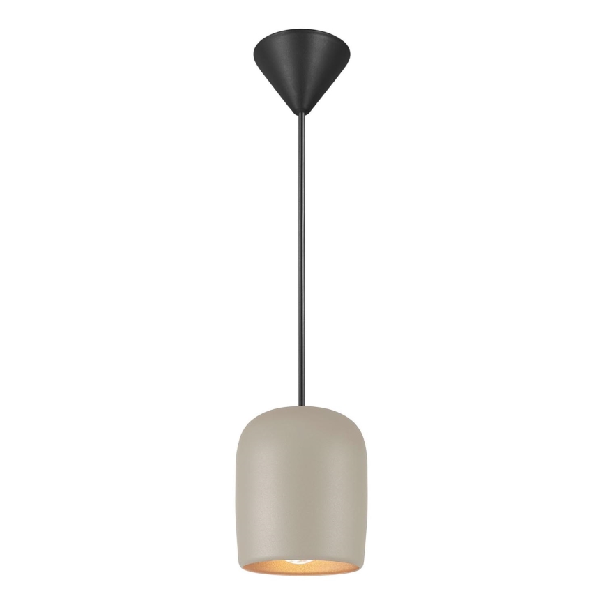 Nordlux - Lámpara colgante NOTTI 1xE27/25W/230V gris
