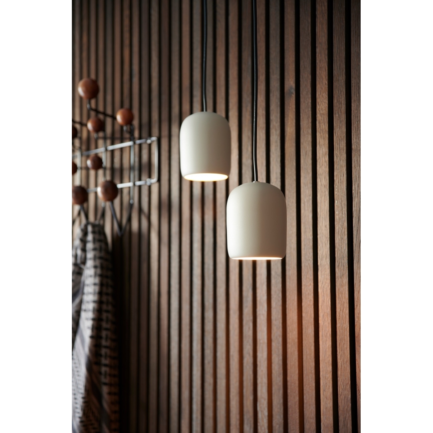 Nordlux - Lámpara colgante NOTTI 1xE27/25W/230V gris