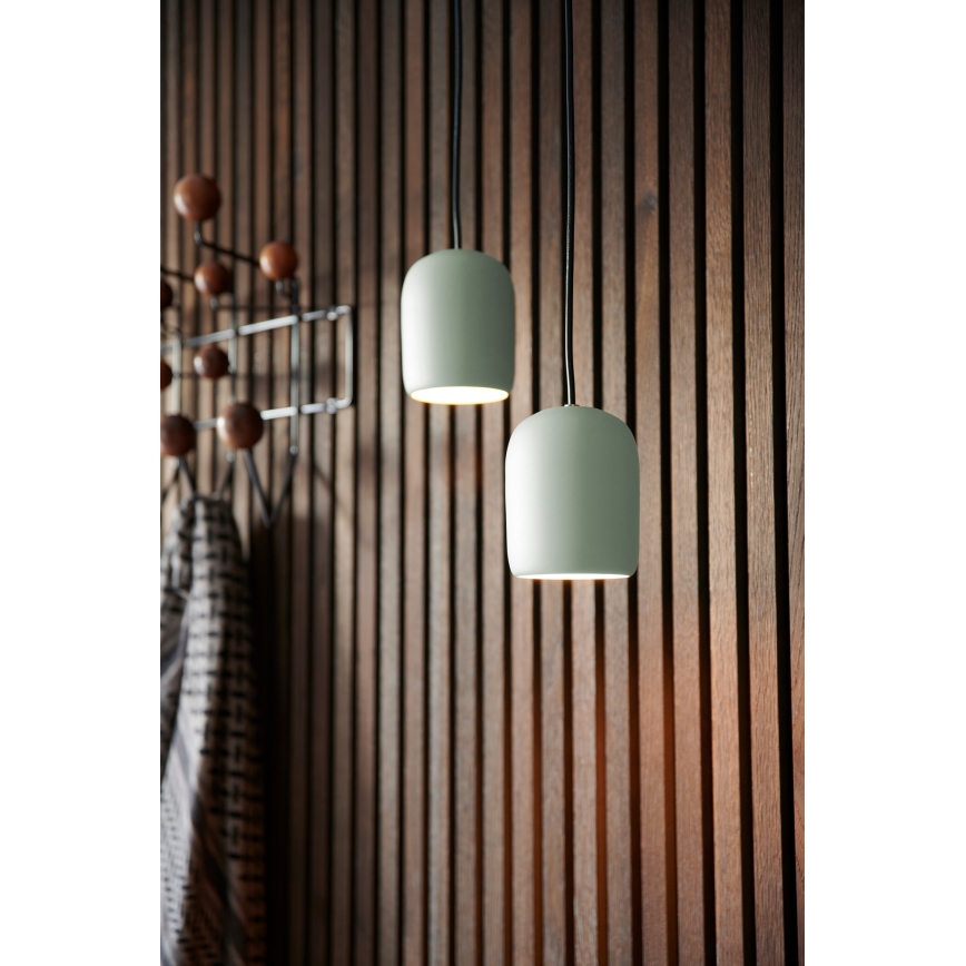 Nordlux - Lámpara colgante NOTTI 1xE27/25W/230V Verde