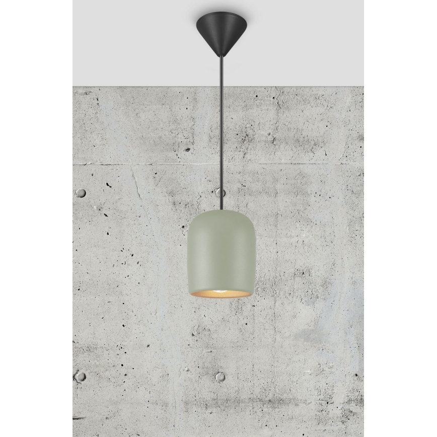 Nordlux - Lámpara colgante NOTTI 1xE27/25W/230V Verde