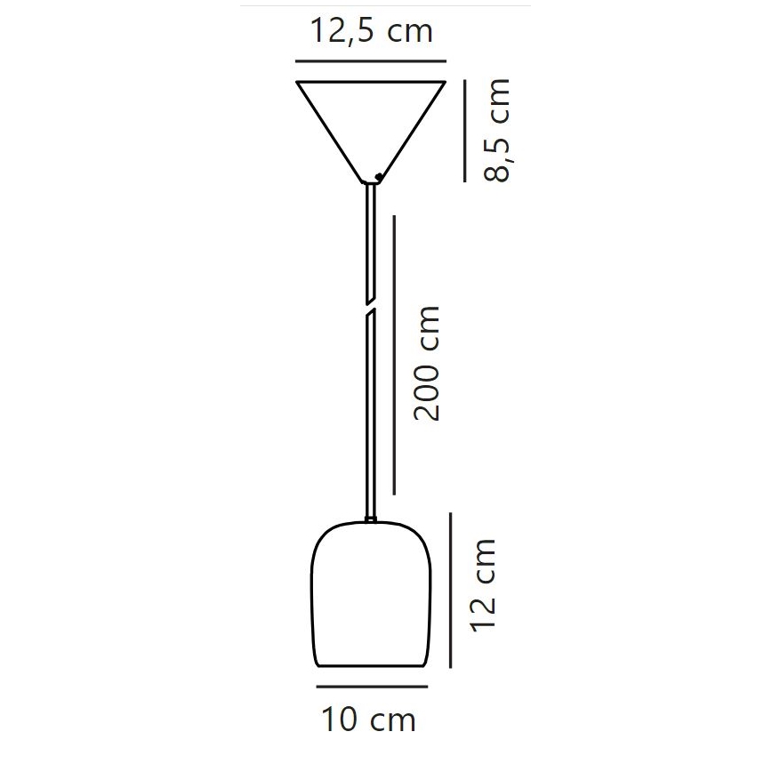 Nordlux - Lámpara colgante NOTTI 1xE27/25W/230V Verde