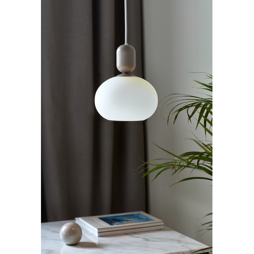 Nordlux - Lámpara colgante NOTTI 1xE27/40W/230V gris