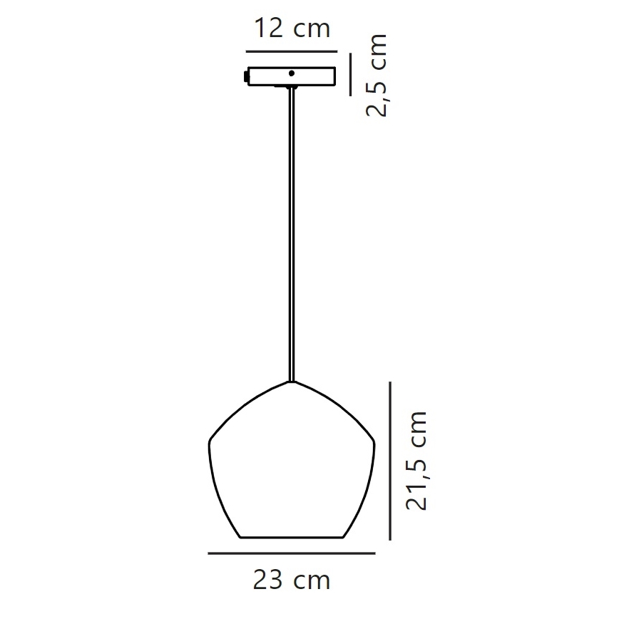 Nordlux - Lámpara colgante ORBIFORM 1xE27/40W/230V negro/gris
