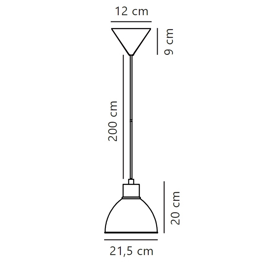 Nordlux - Lámpara colgante POP 1xE27/40W/230V beige