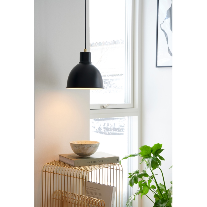 Nordlux - Lámpara colgante POP 1xE27/40W/230V negro/dorado