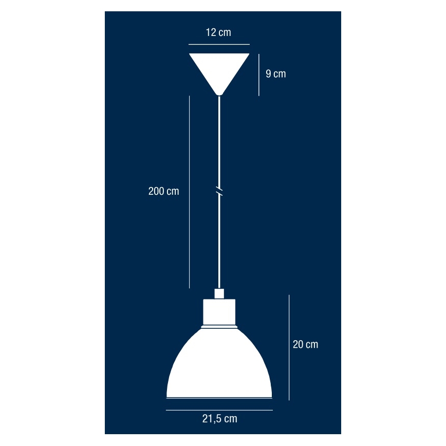 Nordlux - Lámpara colgante POP 1xE27/40W/230V negro/dorado