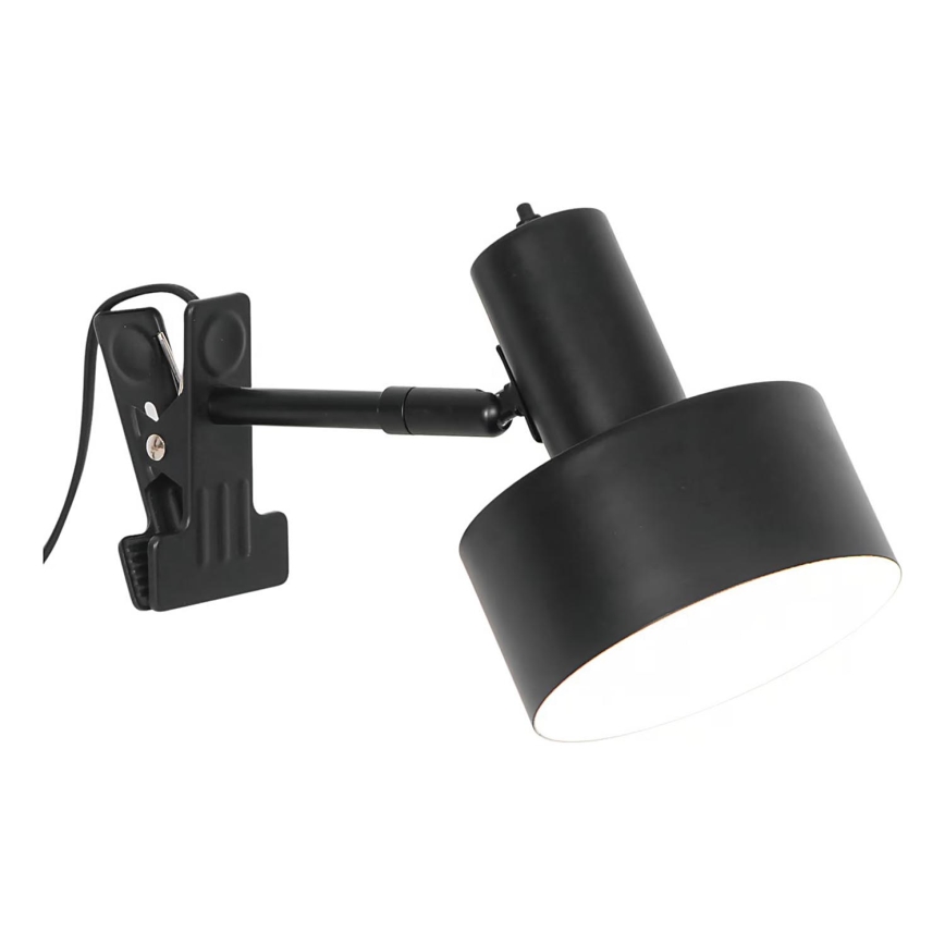 Nordlux - Lámpara con clip MATIS 1xE27/15W/230V negro