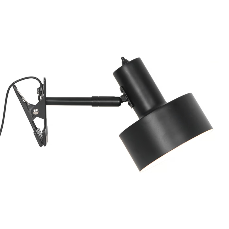 Nordlux - Lámpara con clip MATIS 1xE27/15W/230V negro