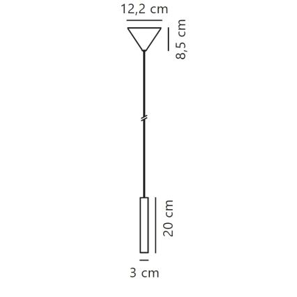 Nordlux - Lámpara de araña LED regulable OMARI LED/4,4W/230V blanco