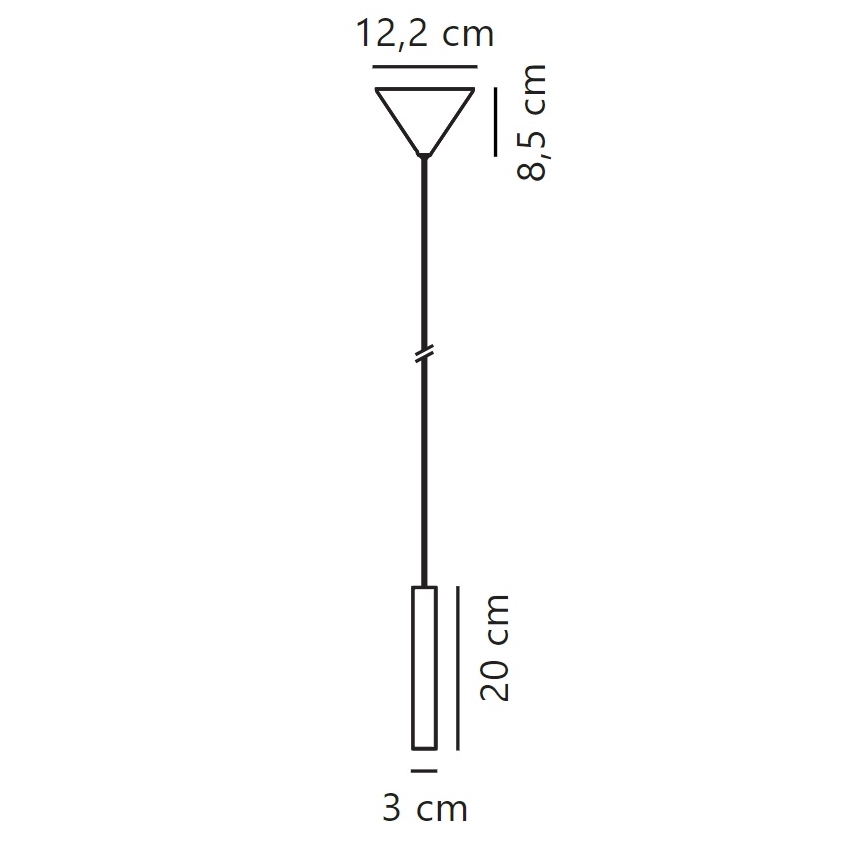 Nordlux - Lámpara de araña LED regulable OMARI LED/4,4W/230V negro