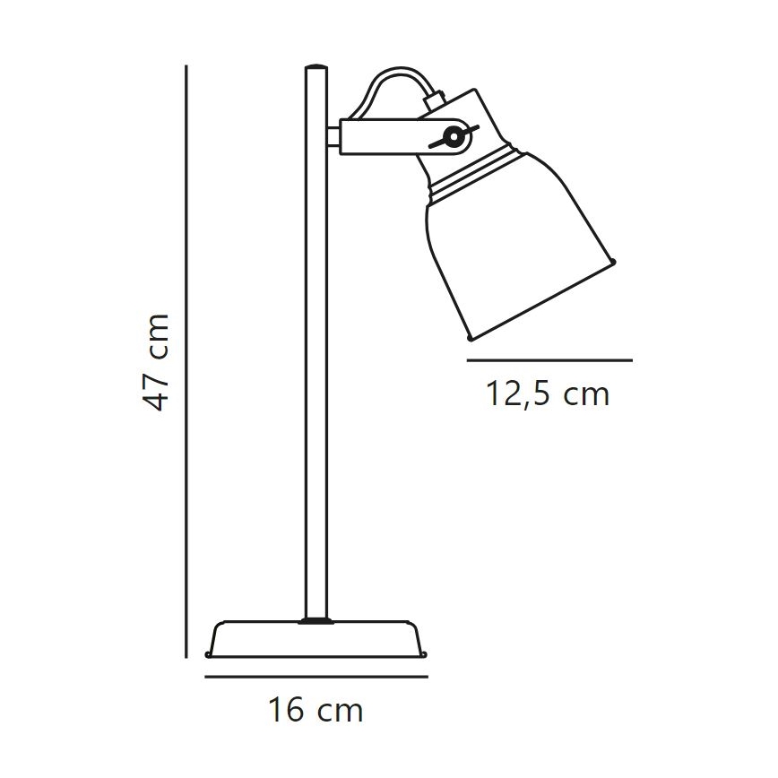 Nordlux - Lámpara de mesa ADRIAN 1xE27/25W/230V
