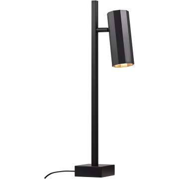 Nordlux - Lámpara de mesa ALANIS 1xGU10/15W/230V negro
