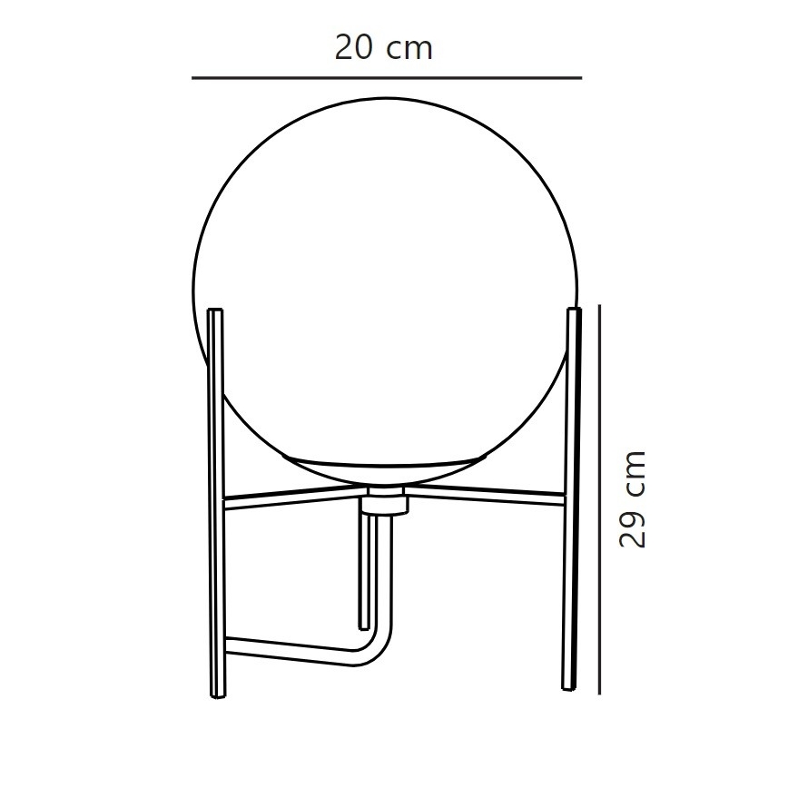 Nordlux - Lámpara de mesa ALTON 1xE14/15W/230V dorado