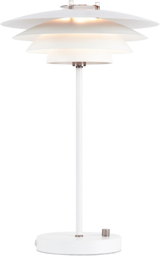 Nordlux - Lámpara de mesa BRETAGNE 1xG9/25W/230V blanco