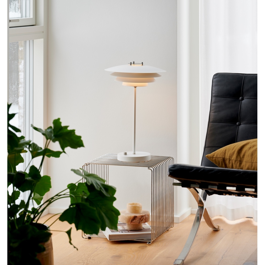 Nordlux - Lámpara de mesa BRETAGNE 1xG9/25W/230V blanco