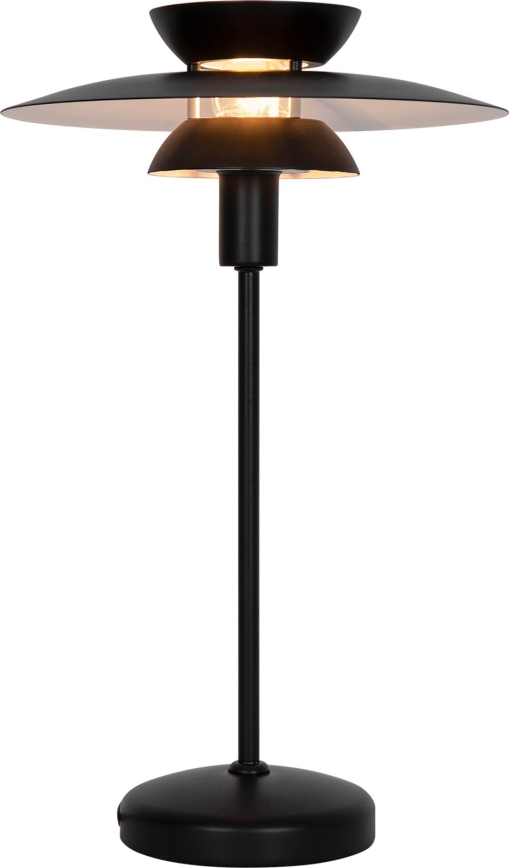 Nordlux - Lámpara de mesa CARMEN 1xE14/25W/230V negro