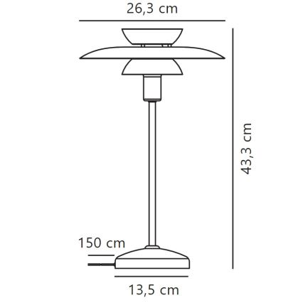 Nordlux - Lámpara de mesa CARMEN 1xE14/25W/230V negro