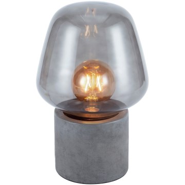 Nordlux - Lámpara de mesa CHRISTINA 1xE27/25W/230V concreto/gris