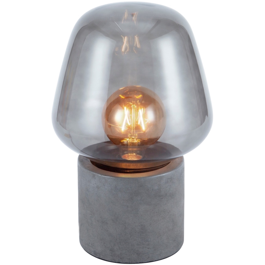Nordlux - Lámpara de mesa CHRISTINA 1xE27/25W/230V concreto/gris