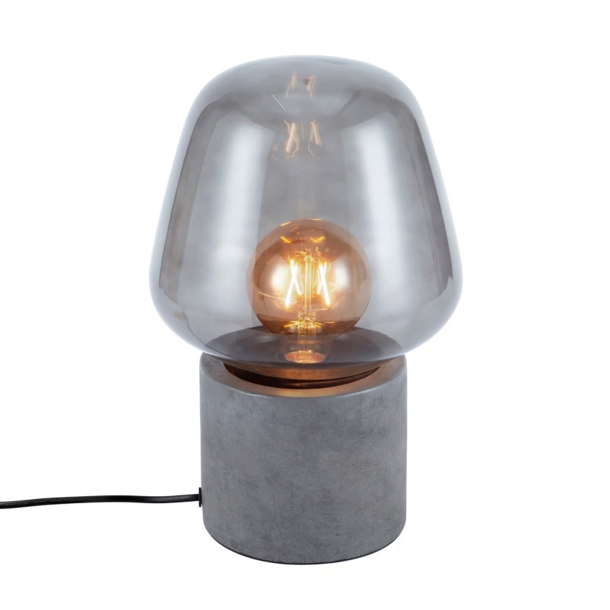 Nordlux - Lámpara de mesa CHRISTINA 1xE27/25W/230V concreto/gris