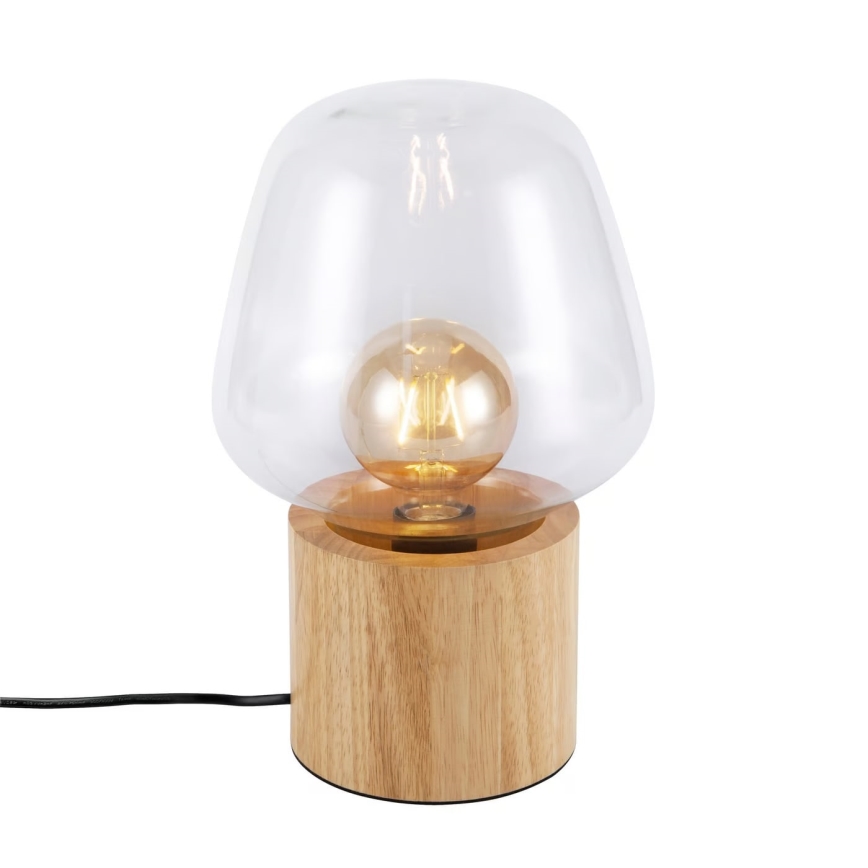 Nordlux - Lámpara de mesa CHRISTINA 1xE27/25W/230V madera de caucho