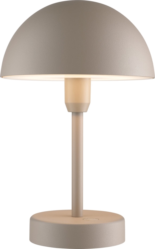 Nordlux - Lámpara de mesa de exterior recargable y regulable ELLEN LED/2,8W/3,7V IP44 beige