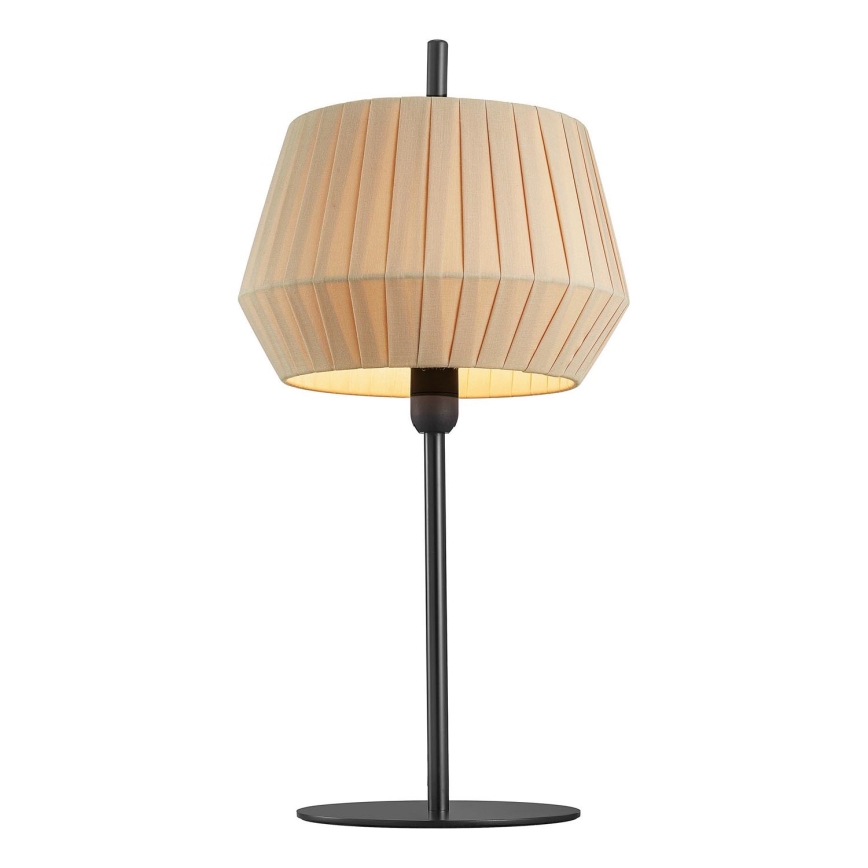 Nordlux - Lámpara de mesa DICTE 1xE14/40W/230V beige/negro