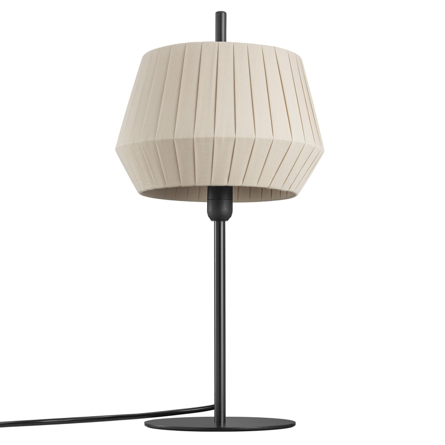Nordlux - Lámpara de mesa DICTE 1xE14/40W/230V beige/negro