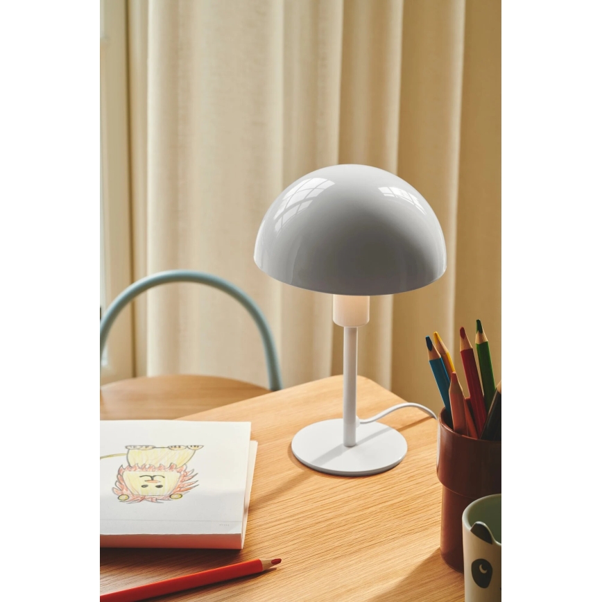 Nordlux - Lámpara de mesa ELLEN 1xE14/40W/230V blanco