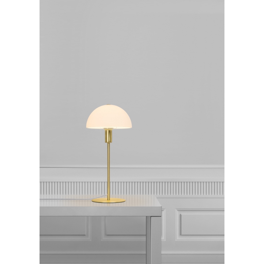 Nordlux - Lámpara de mesa ELLEN 1xE14/40W/230V dorado/blanco