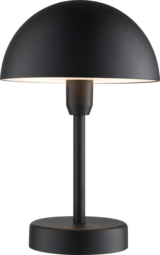 Nordlux - Lámpara de mesa LED exterior recargable y regulable ELLEN LED/2,8W/3,7V IP44 negra