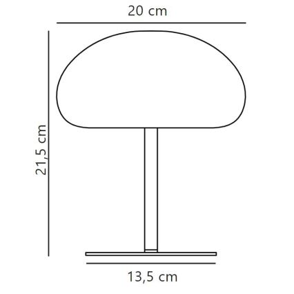 Nordlux - Lámpara de mesa LED regulable de exterior SPONGE LED/4,8W/3,7V IP65