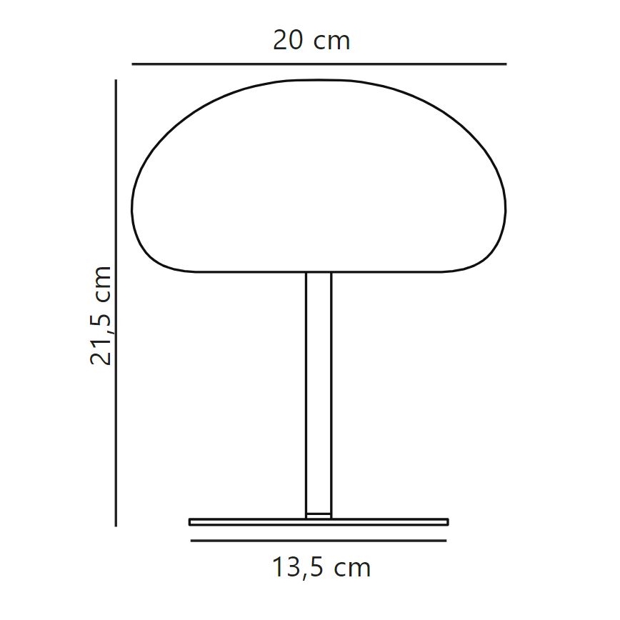 Nordlux - Lámpara de mesa LED regulable de exterior SPONGE LED/4,8W/3,7V IP65