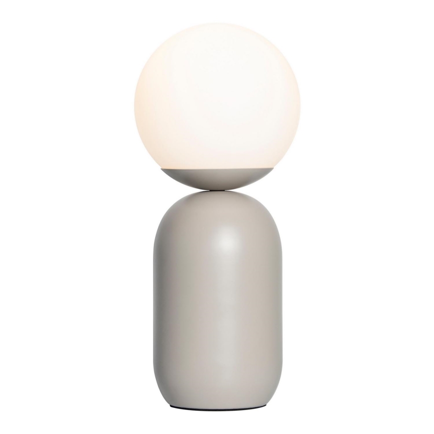 Nordlux - Lámpara de mesa NOTTI 1xE14/25W/230V gris