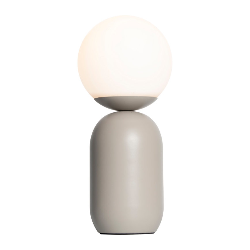 Nordlux - Lámpara de mesa NOTTI 1xE14/25W/230V gris