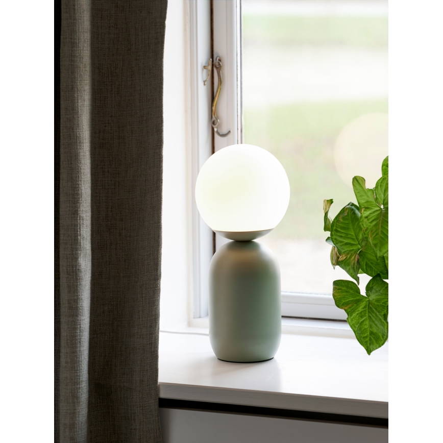 Nordlux - Lámpara de mesa NOTTI 1xE14/25W/230V verde