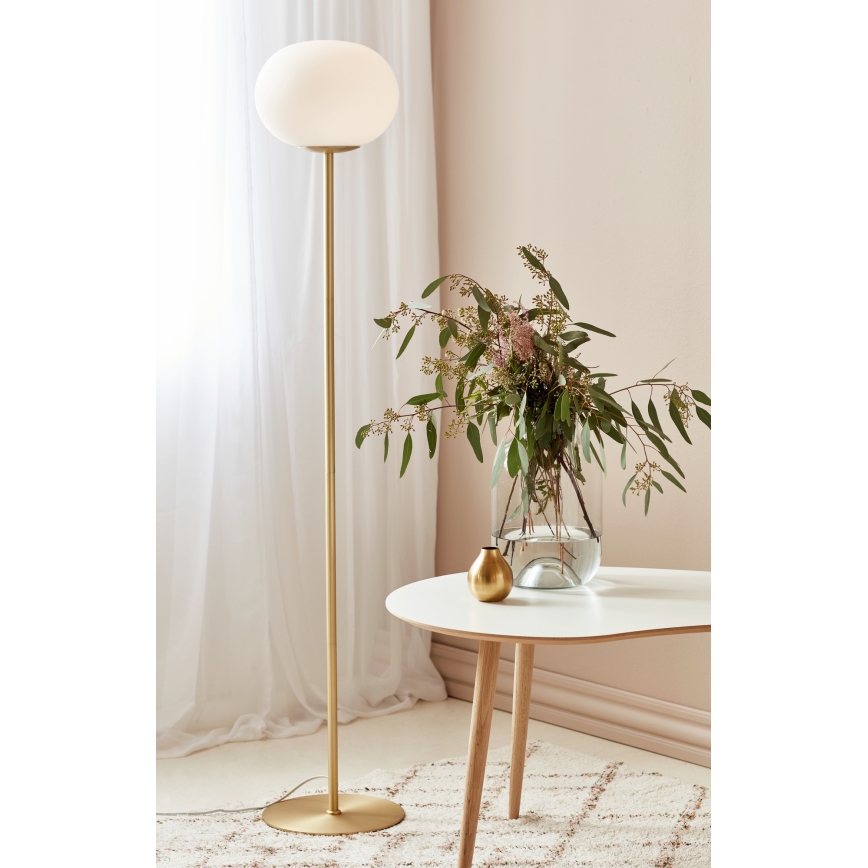 Nordlux - Lámpara de pie ALTON 1xE27/25W/230V dorado