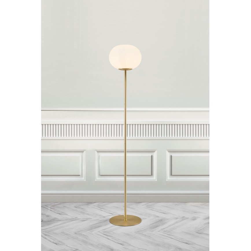 Nordlux - Lámpara de pie ALTON 1xE27/25W/230V dorado