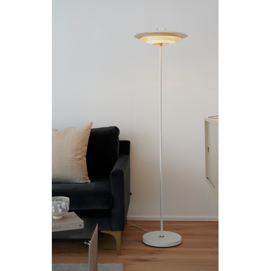 Nordlux - Lámpara de pie BRETAGNE 1xG9/25W/230V blanco