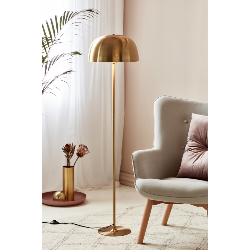 Nordlux - Lámpara de pie CERA 1xE27/60W/230V dorado