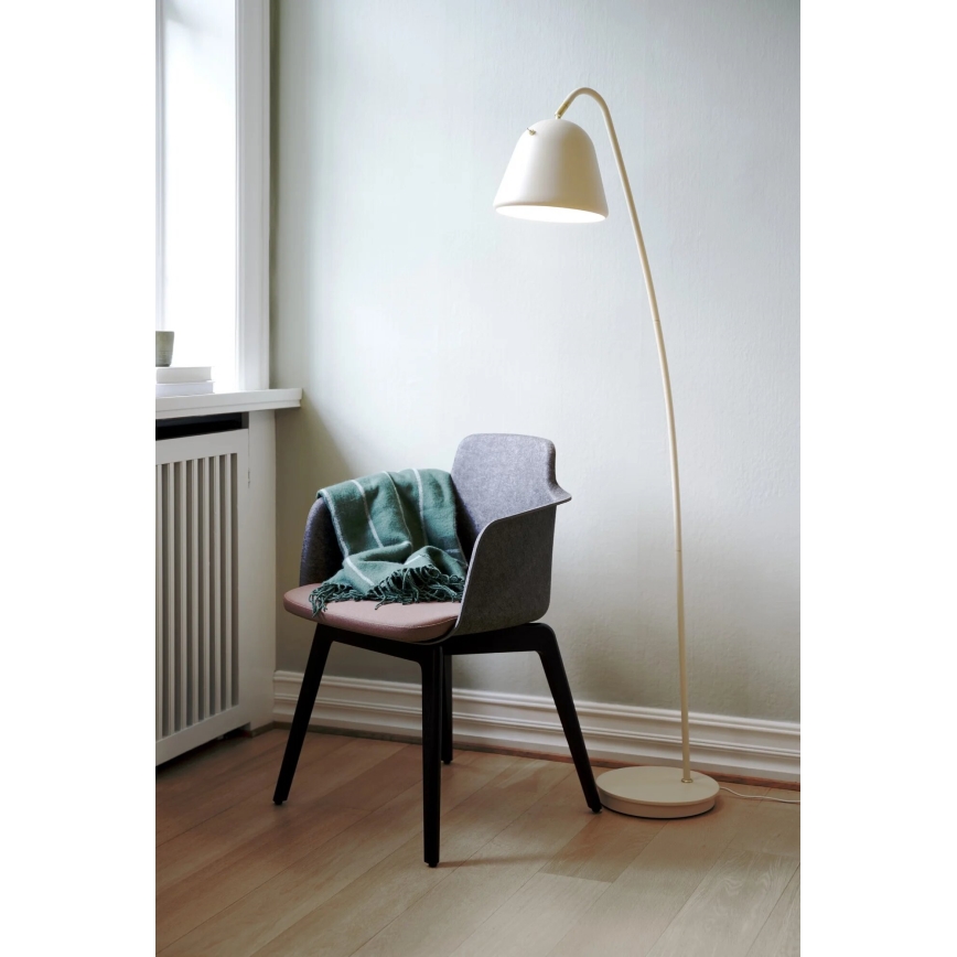 Nordlux - Lámpara de pie FLEUR 1xE27/15W/230V beige