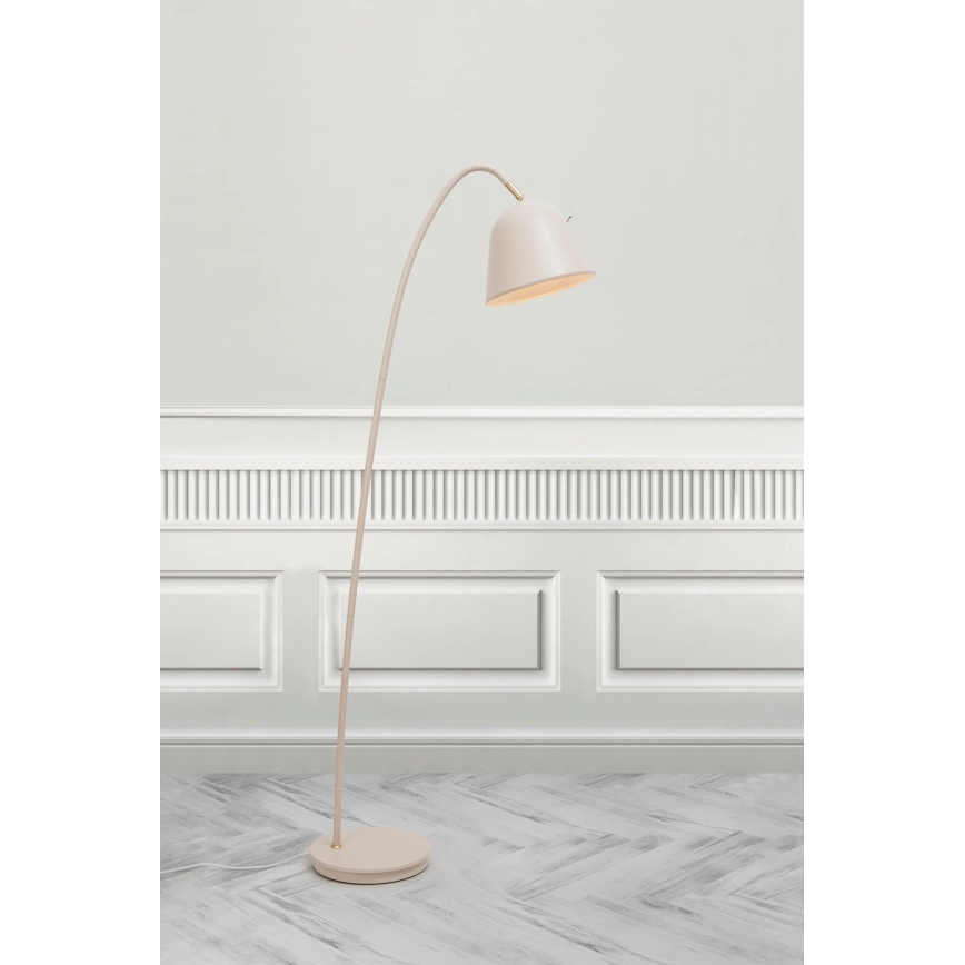 Nordlux - Lámpara de pie FLEUR 1xE27/15W/230V beige