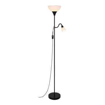 Nordlux - Lámpara de pie LAURIA 1xE27/40W/230V + 1xE14/15W