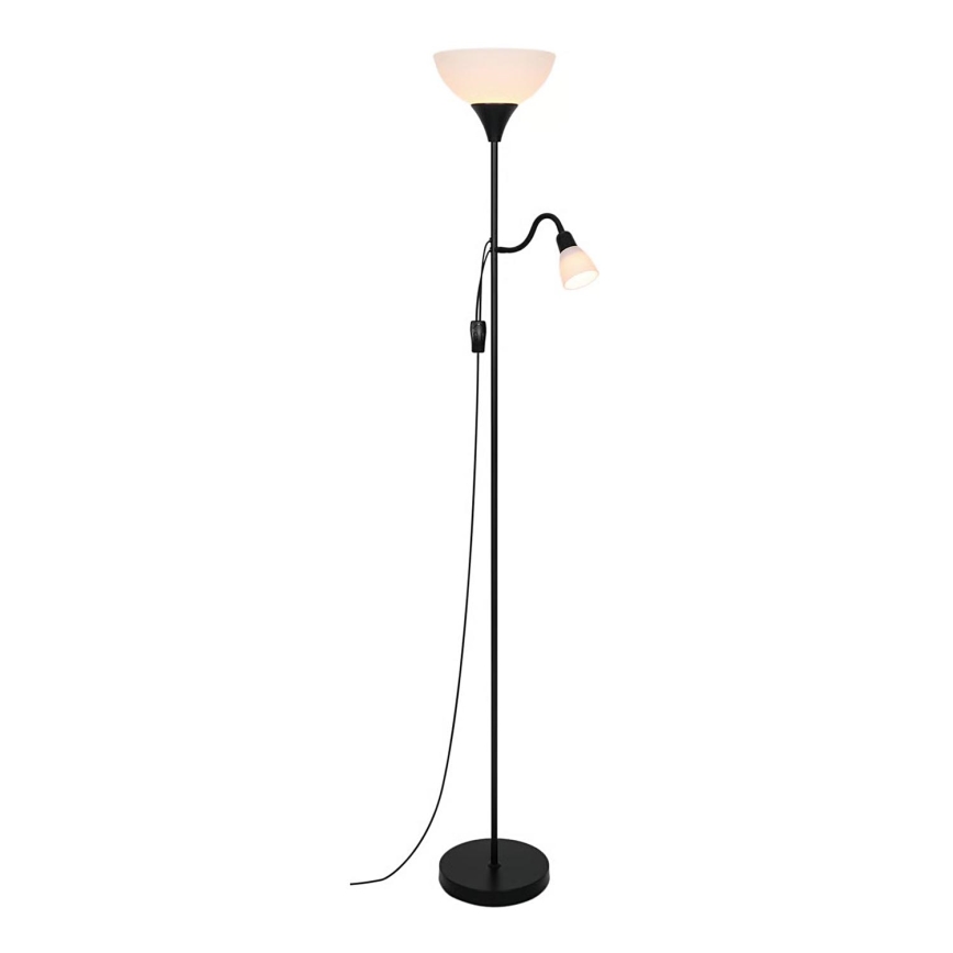 Nordlux - Lámpara de pie LAURIA 1xE27/40W/230V + 1xE14/15W