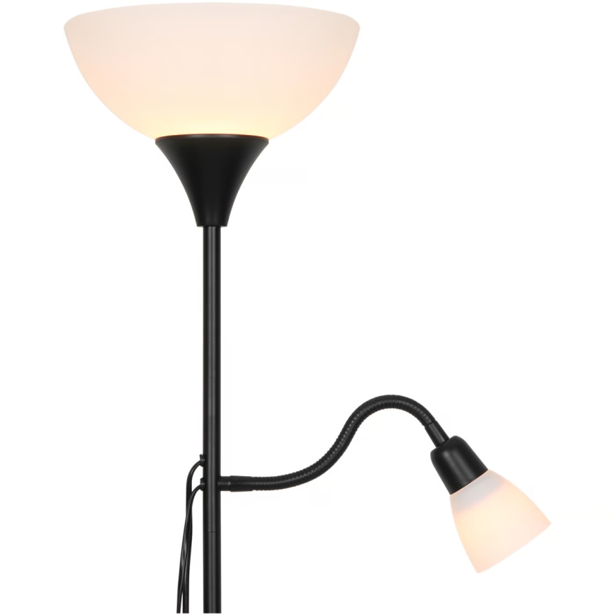 Nordlux - Lámpara de pie LAURIA 1xE27/40W/230V + 1xE14/15W
