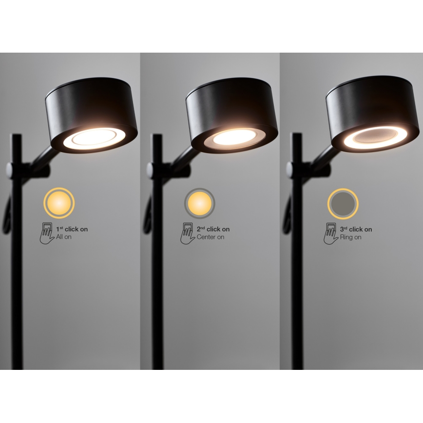 Nordlux - Lámpara de pie LED regulable CLYDE 2xLED/4W/230V