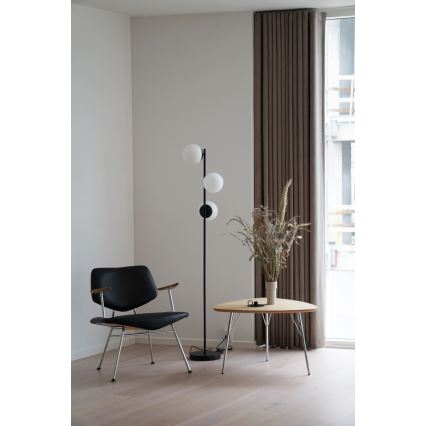 Nordlux - Lámpara de pie LILLY 3xE14/25W/230V negro